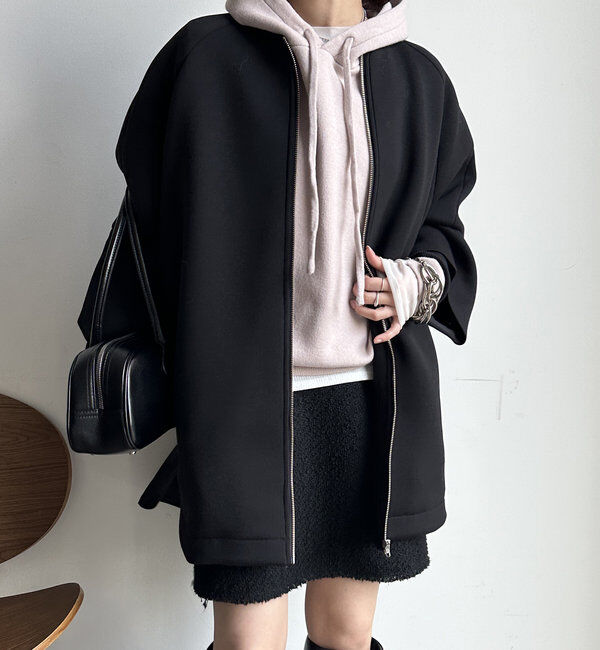  「【WEB限定】ダンボールニット切替ダウンコート」|その他|