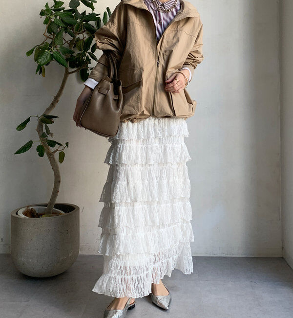  「レースティアードスカート」|スカート|