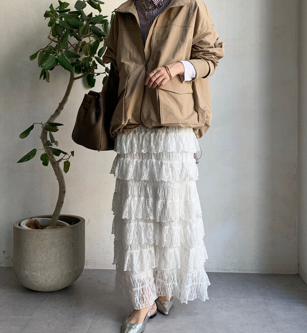  「レースティアードスカート」|スカート|