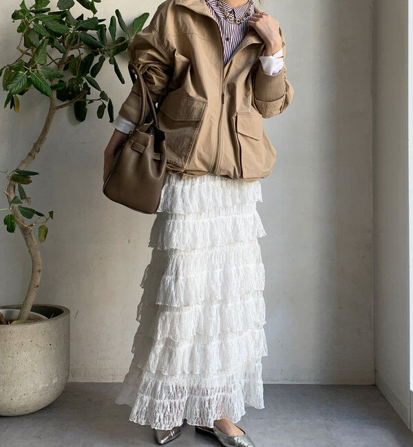  「レースティアードスカート」|スカート|