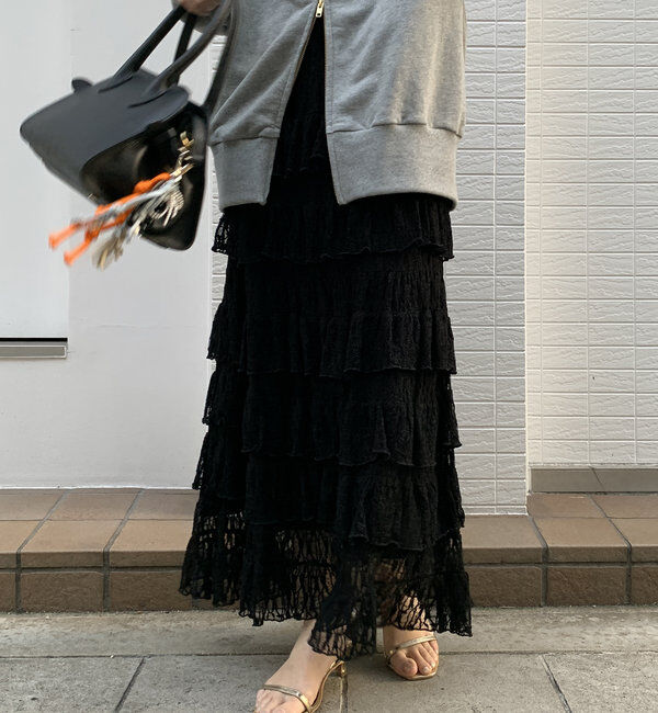  「レースティアードスカート」|スカート|