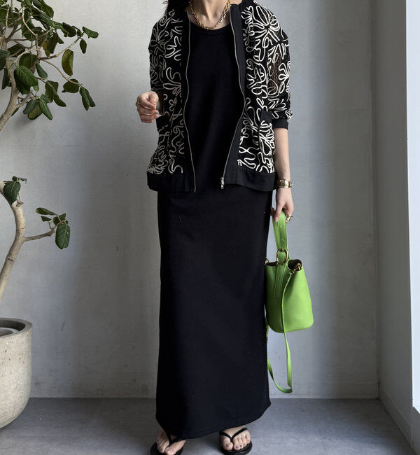  「【WEB限定】コード刺繍ブルゾン」|ブルゾン・スタジャン|