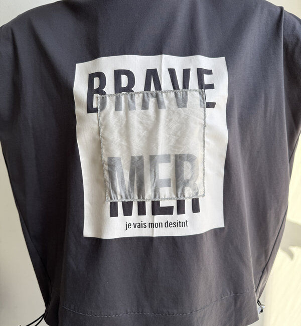  「【WEB限定】裾ドロストオーガンジーロゴTEE」|Tシャツ・カットソー|