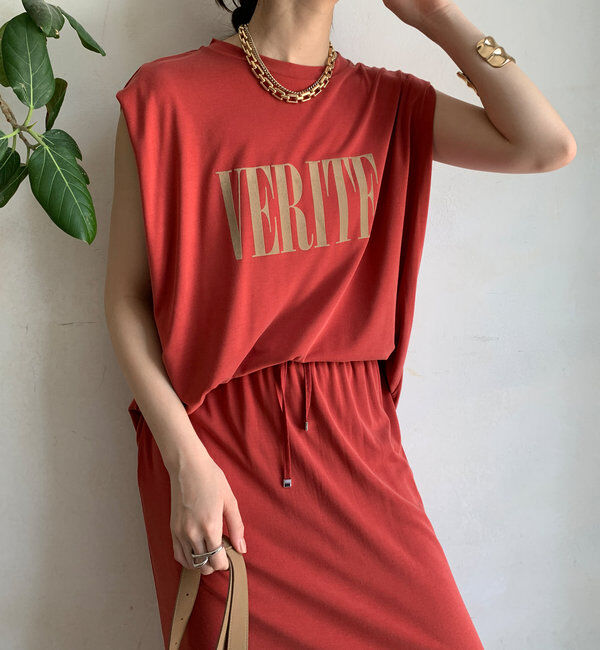  「【セットアップ可】ソフトロゴTEE」|Tシャツ・カットソー|レッド