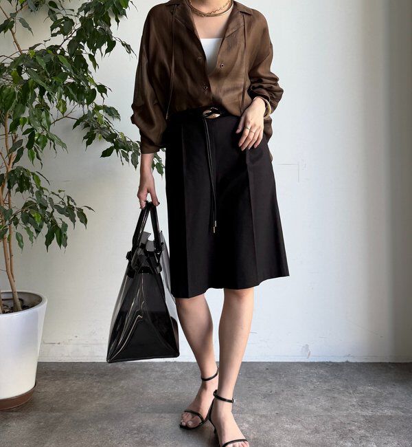  「シアー開襟シャツ」|シャツ・ブラウス|