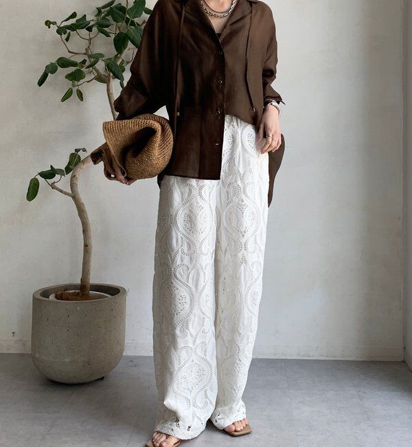  「シアー開襟シャツ」|シャツ・ブラウス|