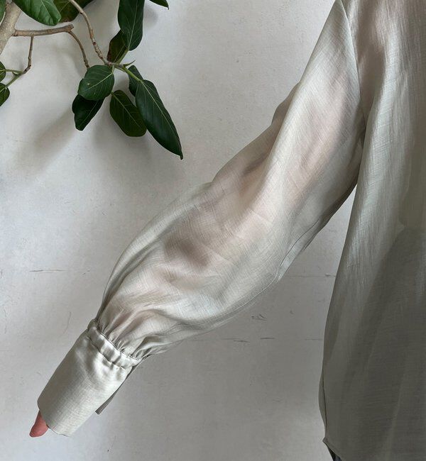  「シアー開襟シャツ」|シャツ・ブラウス|