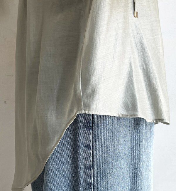  「シアー開襟シャツ」|シャツ・ブラウス|