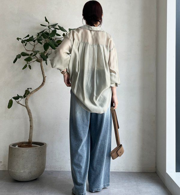  「シアー開襟シャツ」|シャツ・ブラウス|