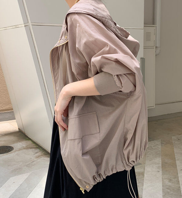  「フーディージップブルゾン」|ブルゾン・スタジャン|