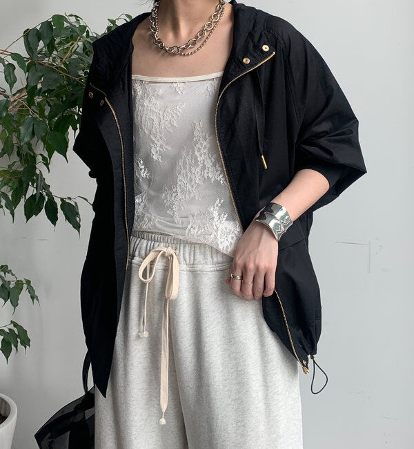  「フーディージップブルゾン」|ブルゾン・スタジャン|