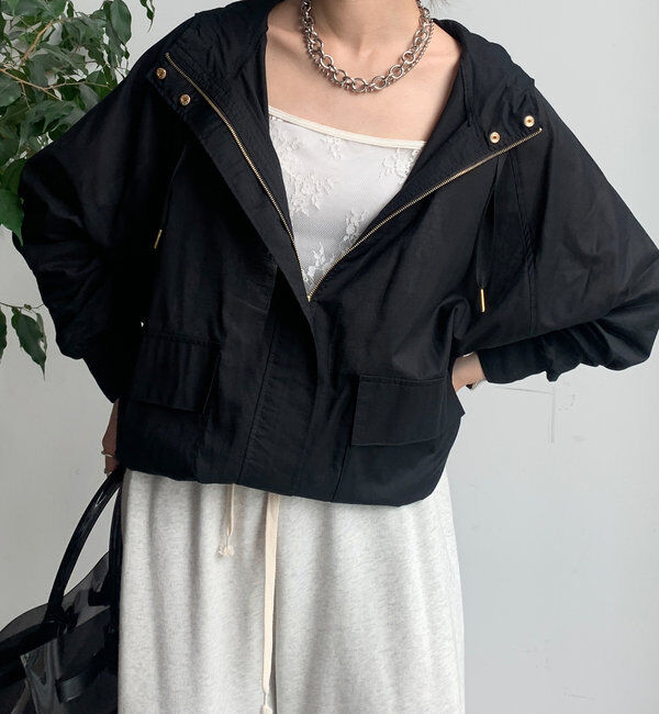  「フーディージップブルゾン」|ブルゾン・スタジャン|