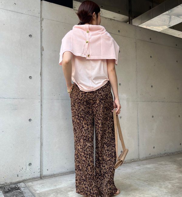  「レオパードイージーパンツ」|チノ|