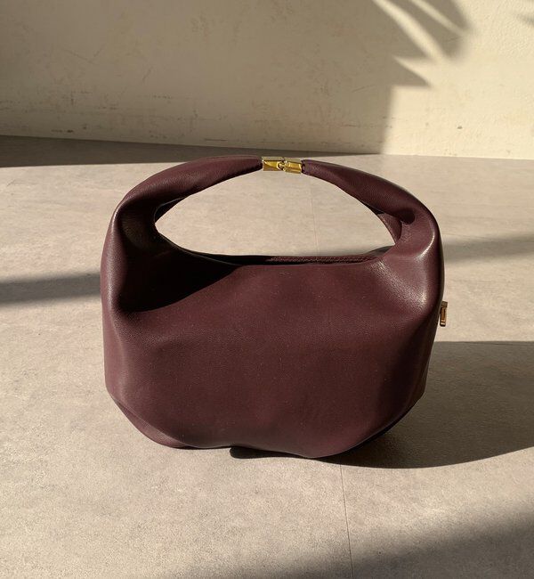  「【WEB限定】メタルポイントショルダーバッグ」|トートバッグ|ボルドー