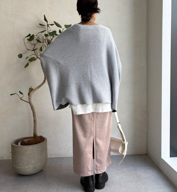  「【WEB限定】マシュマロスエードタイトスカート」|スカート|