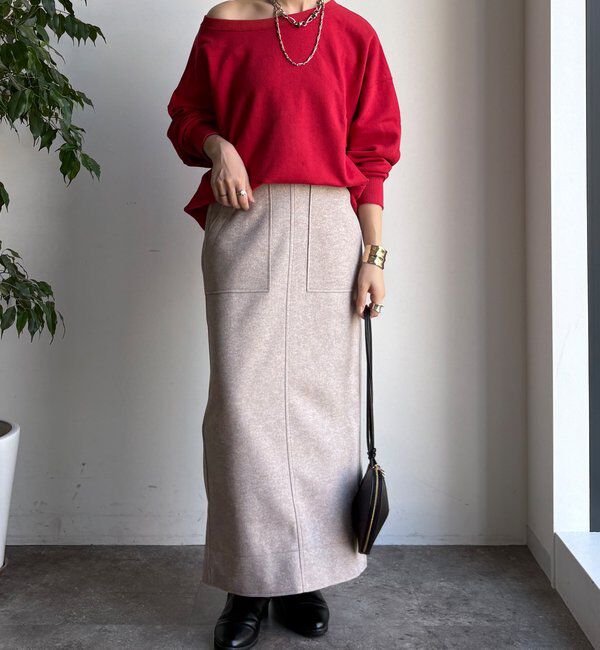  「【WEB限定】ウーレットタイトスカート」|スカート|