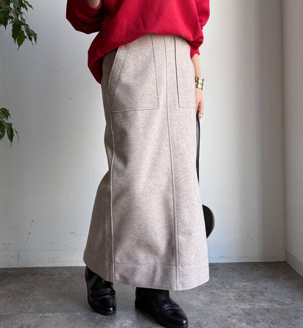  「【WEB限定】ウーレットタイトスカート」|スカート|