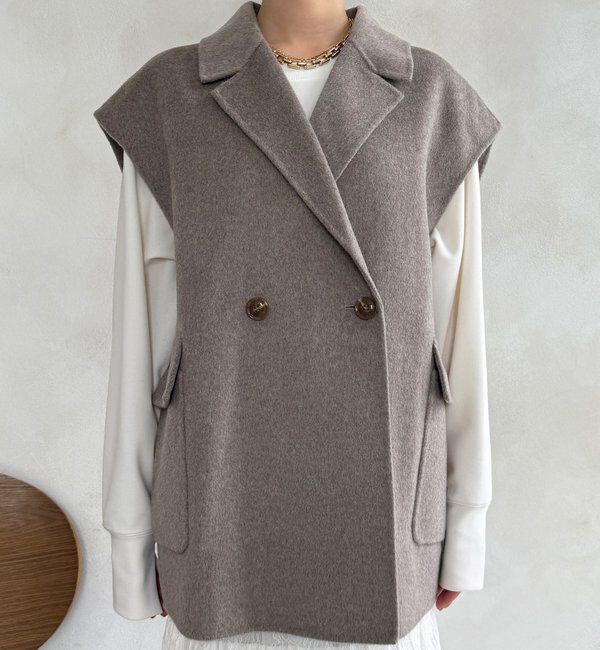  「BIGシルエットジャケットベスト」|ベスト・ジレ|