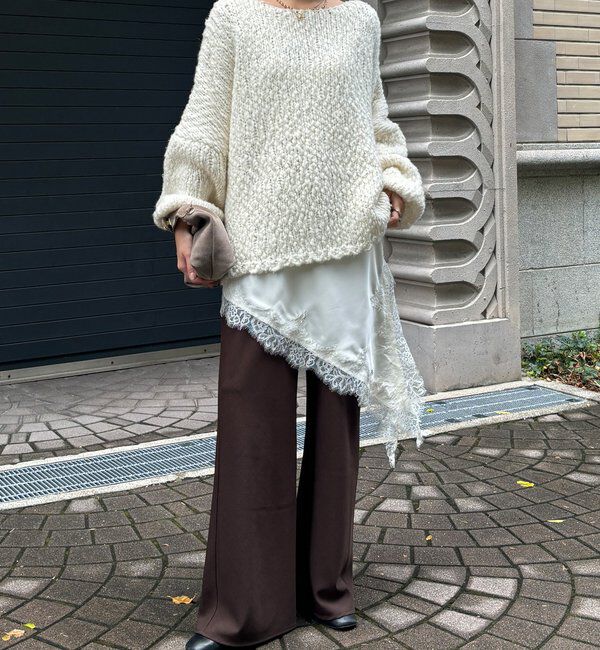  「アシメレースキャミ」|シャツ・ブラウス|