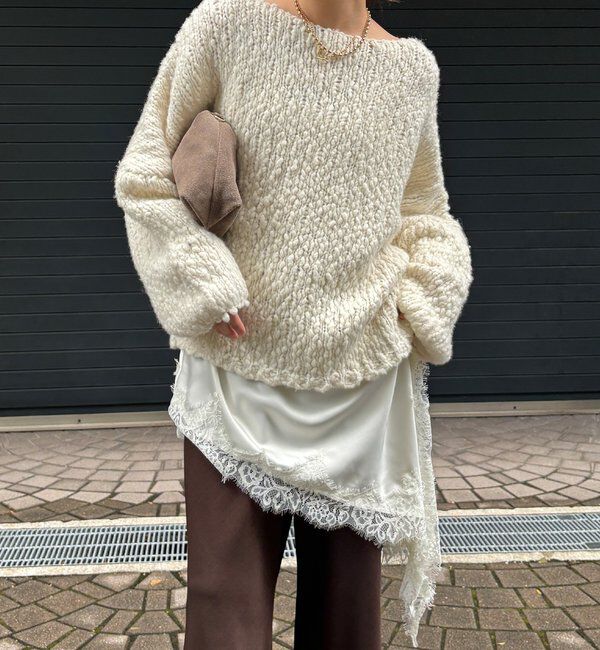  「アシメレースキャミ」|シャツ・ブラウス|