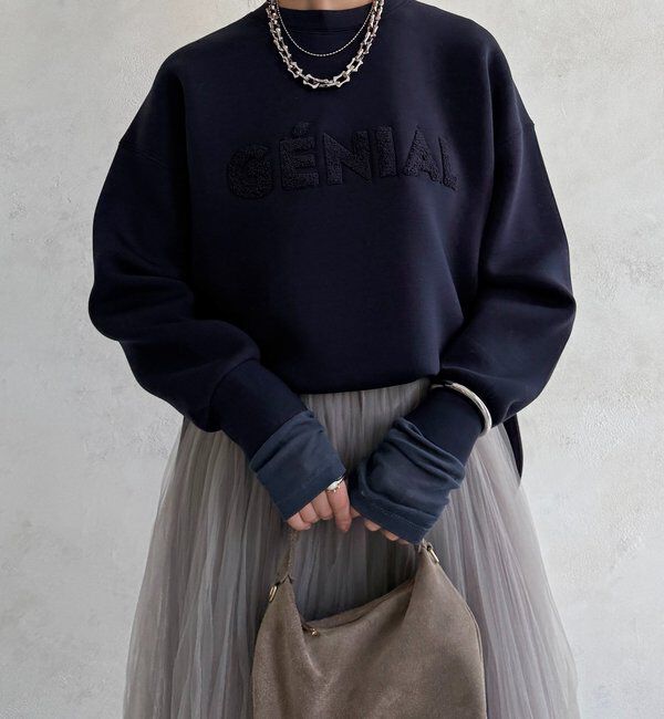  「【WEB限定】GENIALサガラ刺繍ロゴトップス」|Tシャツ・カットソー|