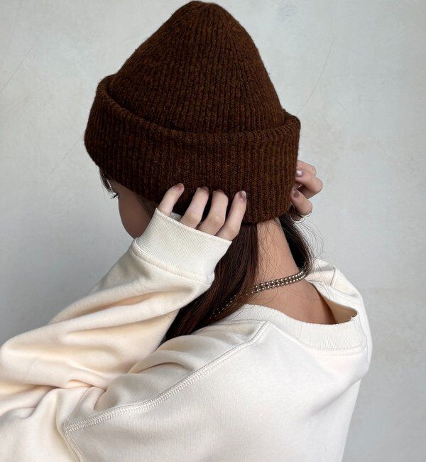  「メランジリブニットワッチ」|ハット|