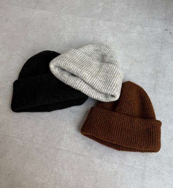  「メランジリブニットワッチ」|ハット|