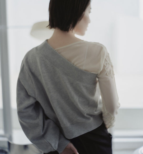  「*ワンショルダースウェット」|Tシャツ・カットソー|
