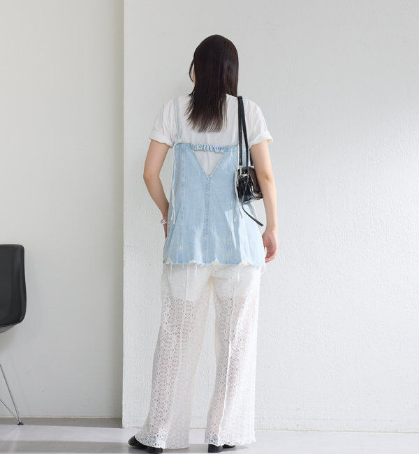  「【セットアップ対応】レースワイドパンツ」|その他|