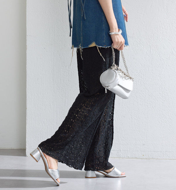  「【セットアップ対応】レースワイドパンツ」|その他|