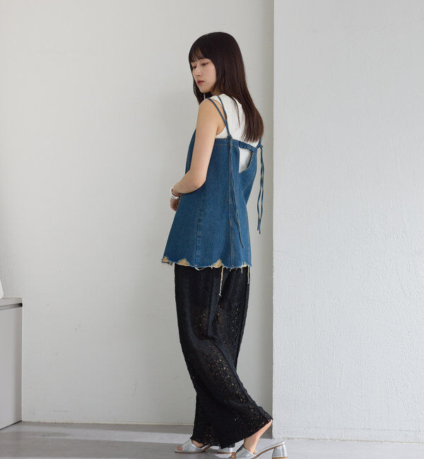  「【セットアップ対応】レースワイドパンツ」|その他|