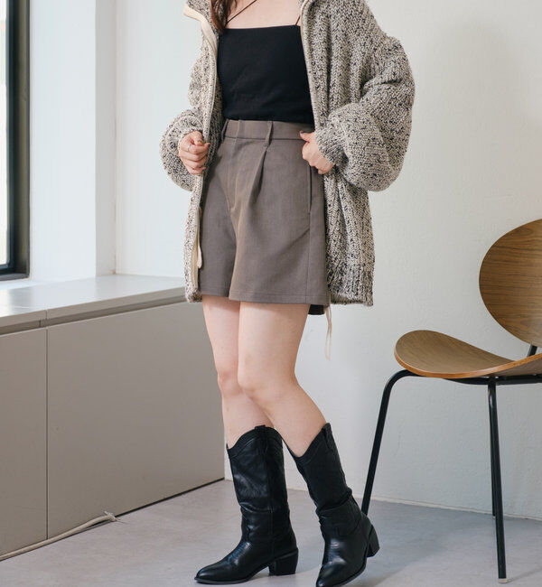  「【新色追加/セットアップ対応】フレンチツイルショートパンツ」|チノ|