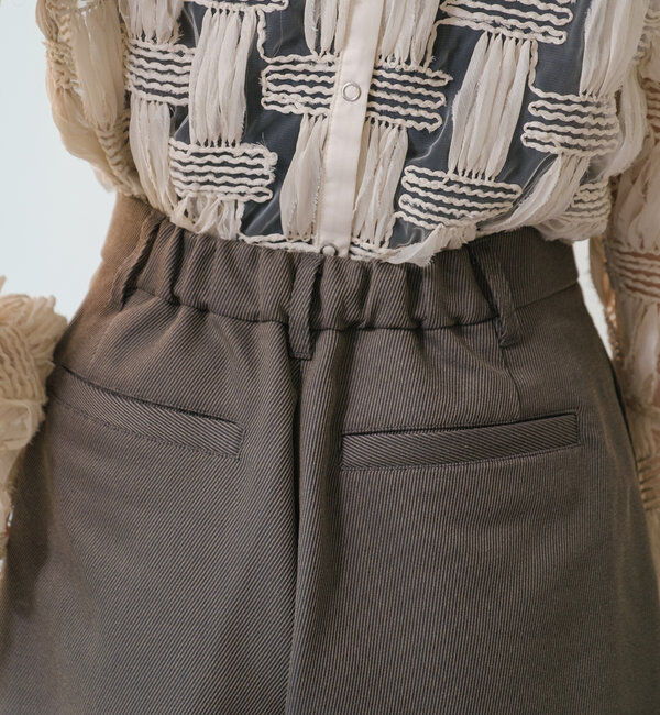  「【新色追加/セットアップ対応】フレンチツイルショートパンツ」|チノ|