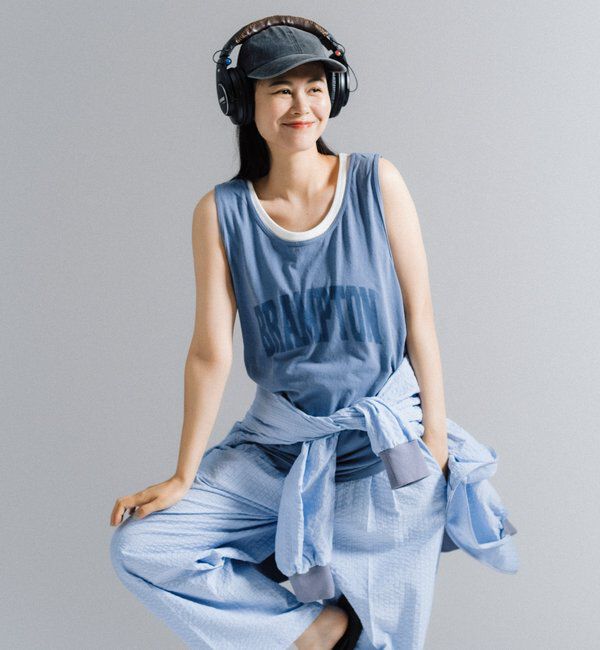  「*【WHIMSIC】サンフェードロゴタンクトップ」|キャミソール|