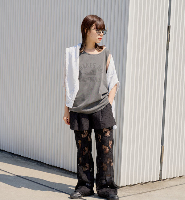  「*【WHIMSIC】サンフェードロゴタンクトップ」|キャミソール|