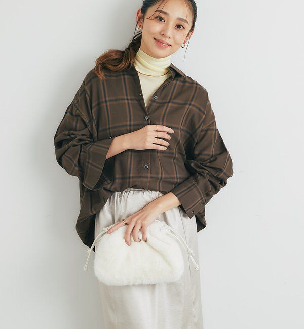  「《こなれ感を演出》先染めオンブレチェックシャツ」|シャツ・ブラウス|
