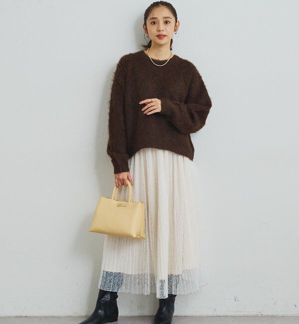  「【cache cache(カシュカシュ)】三層トートバッグ」|クラッチバッグ|