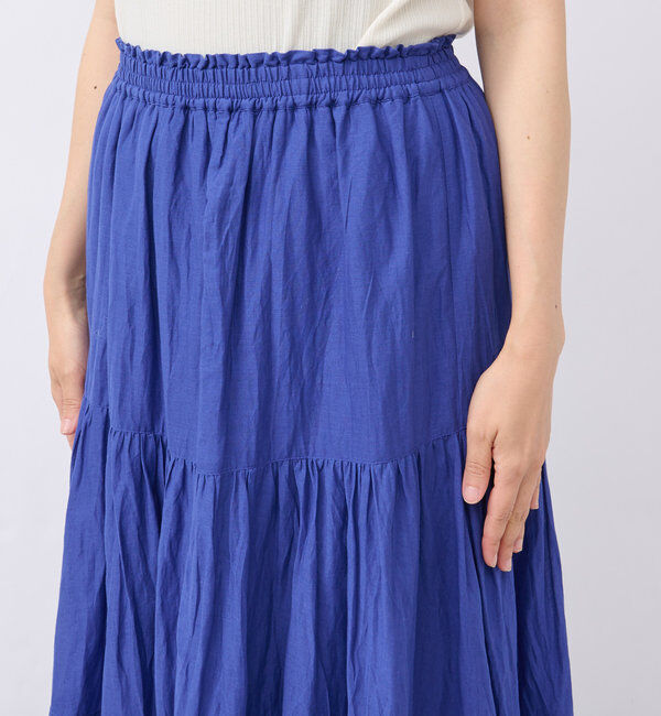  「【名品リバイバル/5色展開】コットンワッシャープリーツスカート」|スカート|