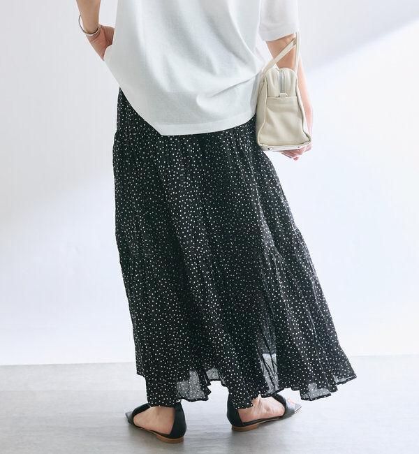  「【名品リバイバル/5色展開】コットンワッシャープリーツスカート」|スカート|