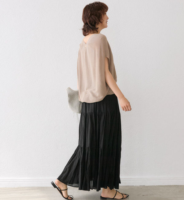  「【名品リバイバル/5色展開】コットンワッシャープリーツスカート」|スカート|
