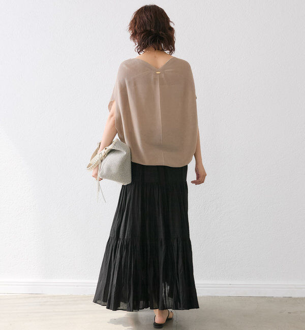  「【名品リバイバル/5色展開】コットンワッシャープリーツスカート」|スカート|