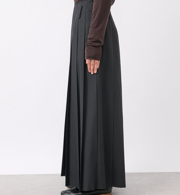  「【トレンドライクな着こなしに】ルーズプリーツスカート」|スカート|