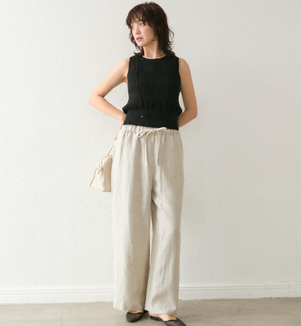  「【着映え◎】マルチパターンリネンパンツ」|チノ|