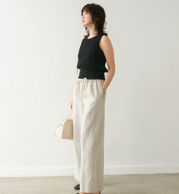  「【着映え◎】マルチパターンリネンパンツ」|チノ|