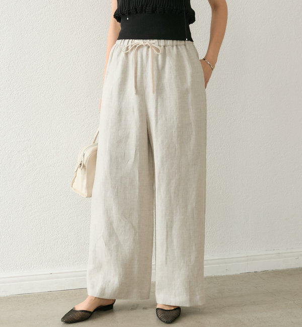  「【着映え◎】マルチパターンリネンパンツ」|チノ|