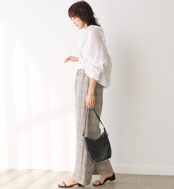  「【着映え◎】マルチパターンリネンパンツ」|チノ|