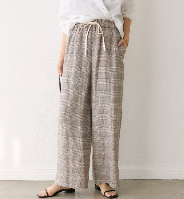  「【着映え◎】マルチパターンリネンパンツ」|チノ|