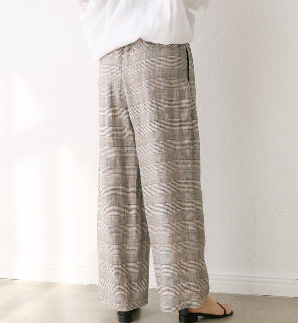  「【着映え◎】マルチパターンリネンパンツ」|チノ|