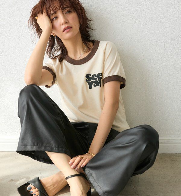  「【キャッチーなロゴが◎】リンガーロゴTee」|Tシャツ・カットソー|