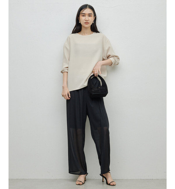 9月末までの出品 バックスリットブラウスT ブラック GALLARDAGALANTE｜バックスリットブラウスT | Rakuten Fashion(楽天